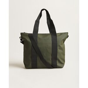 RAINS Tote Bag Rush Green - Musta - Size: One size - Gender: men