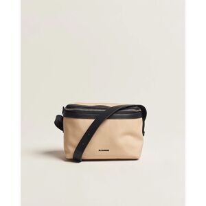 Jil Sander Cotton/Nappa Cross Body Bag Dark Sand - Sininen - Size: 48 50 52 - Gender: men