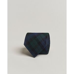 Drake's Silk Fine Grenadine Handrolled 8 cm Tie Blackwatch - Musta - Size: XS S M L XL XXL - Gender: men