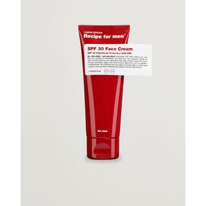 Recipe for Men SPF 30 Face Cream 75ml - Vihreä - Size: 3 - S 4 - M 5 - L 6 - XL 7 - XXL 8 - XXXL - Gender: men