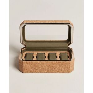 WOLF Cortica 4 Piece Watch Box Cork - Size: One size - Gender: men