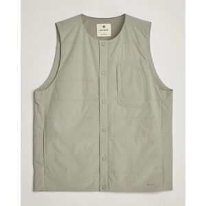 Snow Peak Flexible Insulated Vest Beige - Musta - Size: One size - Gender: men