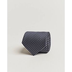 Canali Micro Dot Silk Tie Navy - Beige - Size: 46 48 50 52 - Gender: men