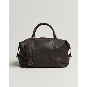 Barbour Leather Medium Travel Explorer Dark Brown - Musta - Size: One size - Gender: men