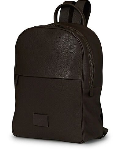 Anderson's Full Grain Leather Backpack Dark Brown