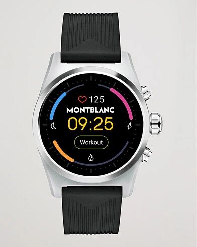 Montblanc Summit Lite Smartwatch Grey/Black Rubber Strap