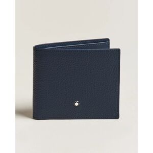 Montblanc Meisterstück Soft Grain Wallet 6cc Blue - Sininen - Size: One size - Gender: men