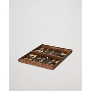 Manopoulos Walnut Natural Tree Large Backgammon - Ruskea - Size: One size - Gender: men