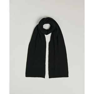 Le Bonnet Lambswool/Caregora Scarf Onyx - Harmaa - Size: One size - Gender: men