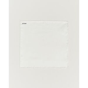 Eton Silk Pocket Square White - Monivärinen - Size: One size - Gender: men