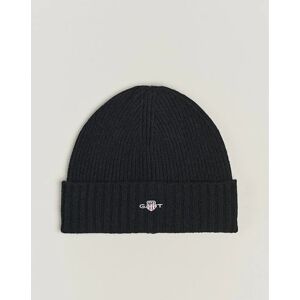 Gant Wool Lined Beanie Black - Musta - Size: S M L XL - Gender: men