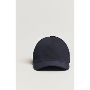 Zegna Cotton/Wool Baseball Cap Navy - Sininen - Size: One size - Gender: men