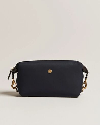 Mismo M/S Nylon Washbag Navy/Dark Brown