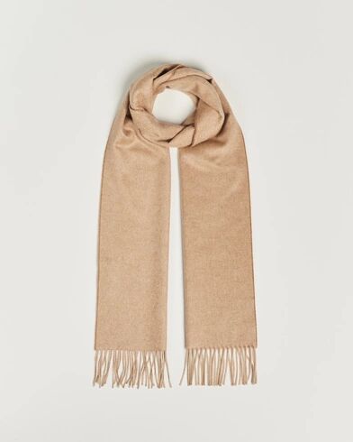 Piacenza Cashmere Vicuna/Baby Cashmere Scarf Camel