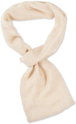 Piacenza Cashmere Ultralight Cashmere Scarf  Light Grey/Beige