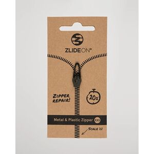 ZlideOn Normal  Plastic & Metal Zipper Black XXS - Size: One size - Gender: men