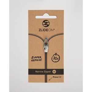 ZlideOn Narrow Zipper Silver XS - Sininen - Size: One size - Gender: men
