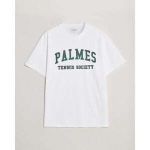 Palmes Ivan T-shirt White - Musta - Size: One size - Gender: men