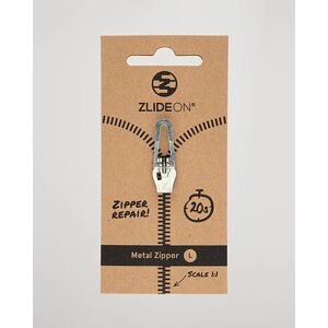 ZlideOn Normal Metal Zipper Silver L - Ruskea - Size: 41 42 42,5 43 43,5 44 45 39 40 40,5 45,5 - Gender: men