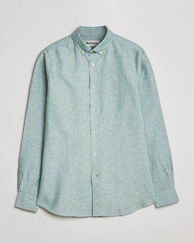 Barbour Tailored Fit Oxford 3 Shirt Green