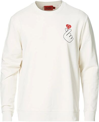 HUGO Dungiku Love Sweatshirt Natural