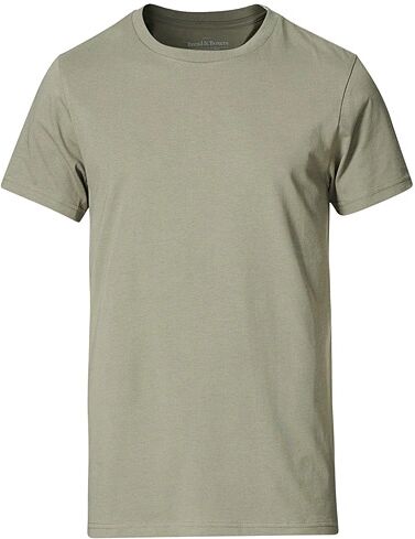 Bread & Boxers Heavy Cotton Crew Neck Tee Dusty Green