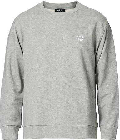 A.P.C. Mike Vintage Sweatshirt Heather Grey