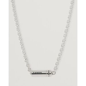 LE GRAMME Chain Cable Necklace Sterling Silver 27g - Beige - Size: EU39,5 EU41 EU42 EU43 EU44,5 - Gender: men