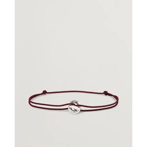 LE GRAMME Entrelacs Cord Bracelet Sterling Silver 3g - Ruskea,Sininen,Monivärinen - Size: One size - Gender: men