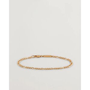 Wood Bo Slim Bracelet Gold - Sininen - Size: 46 50 54 - Gender: men