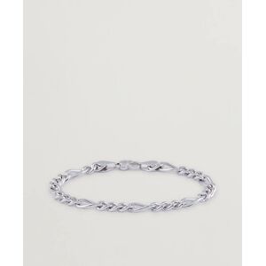 Wood Bo Thick Bracelet Silver - Sininen - Size: W31 W32 W34 W36 - Gender: men