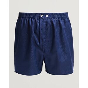 Derek Rose Classic Fit Woven Cotton Boxer Shorts Navy - Size: One size - Gender: men