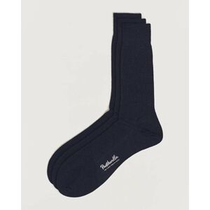 Pantherella 3-Pack Naish Merino/Nylon Sock Navy - Musta - Size: One size - Gender: men