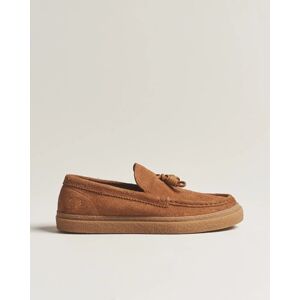 Fred Perry Dawson Suede Tassel Loafer Dark Caramel - Musta - Size: S M L XL - Gender: men