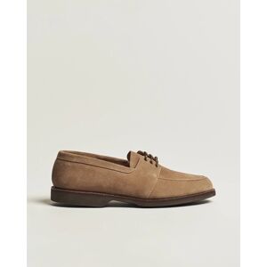 Crockett & Jones Falmouth Deck Shoes Khaki Suede - Sininen - Size: W31 W32 W33 W34 W36 - Gender: men