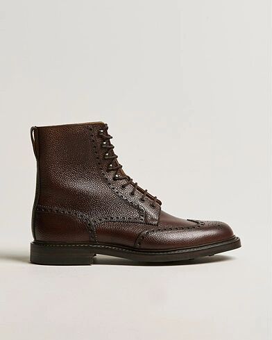 Crockett & Jones Islay Boot Dark Brown Grained Calf