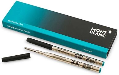 Montblanc 2 Ballpoint Pen Refill  Barbados Blue