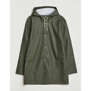 Stutterheim Stockholm Raincoat Green - Musta - Size: One size - Gender: men