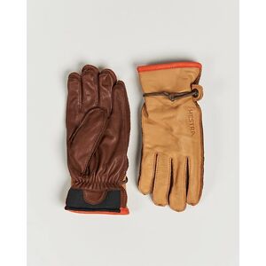 Hestra Wakayama Leather Ski Glove Cognac/Brown - Sininen - Size: S M L XL - Gender: men