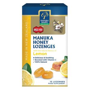 Manuka Health New Zealand Ltd MGO 400+ Manuka Honey Lozenges with Lemon - 15 Lozenges