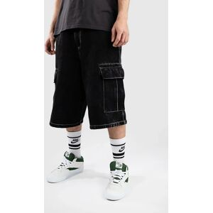 Empyre Ultra Loose Fit Sk8 Cargo Shortsit musta