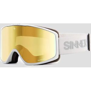 Sinner Sin Valley S Matte White (+Bonus Lens) Laskettelulasit valkoinen