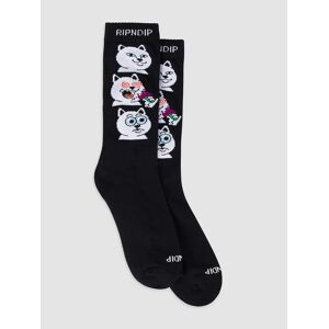 RIPNDIP Shroom Diet Socks musta