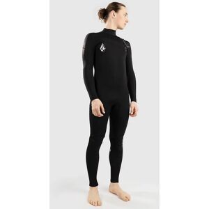 Volcom 3/2mm Chest Zip Fullsuit Märkäpuku musta