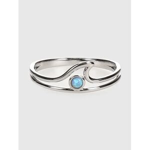 Pura Vida Opal Wave Ring 7 Koru harmaa