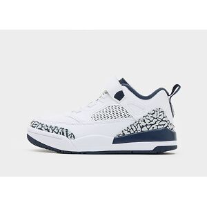 Jordan Spizike Low Children - Mens, White/Pure Platinum/Obsidian  - White/Pure Platinum/Obsidian - Size: 33.5