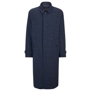 Boss Regular-fit coat in a virgin-wool blend
