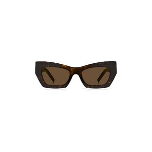 Boss Havana-acetate sunglasses with signature hardware