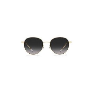 Boss Round-frame sunglasses in lightweight titanium