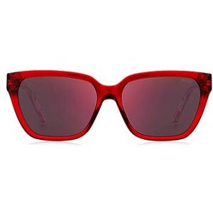 HUGO Red-acetate sunglasses with degradé temples